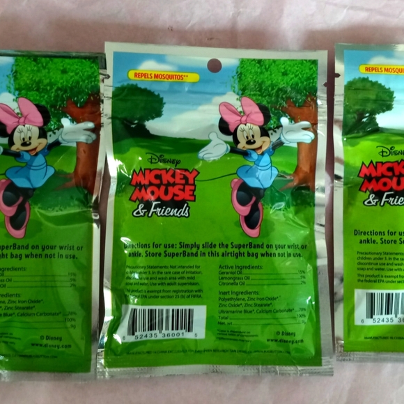 Mickey Mouse & Friends Insect Repelling Bands 3X - Picture 2 of 3